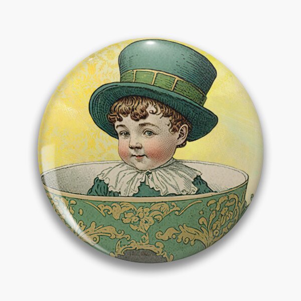 Item preview, St Patrick's Day Leprechaun Teacup designed and sold by GrayHareCards.