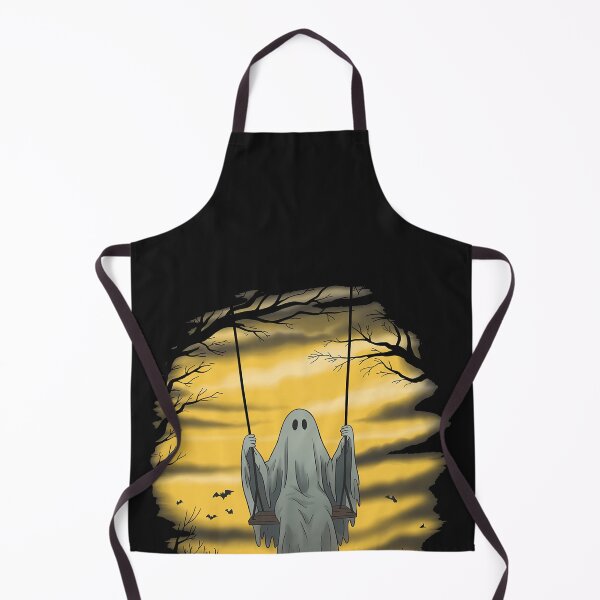Item preview, Floral Ghost On Swing Forest Halloween Gothic Bat designed and sold by BlueCreator-inc.