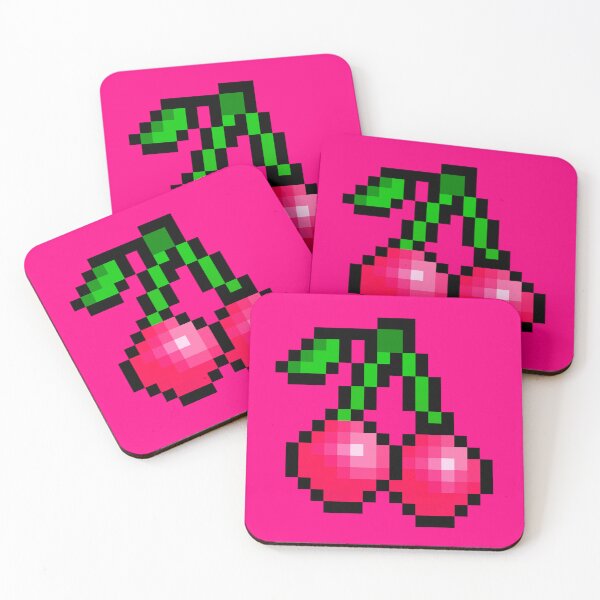 Item preview, Pixel Art Cherries designed and sold by Potato Quality Prints.