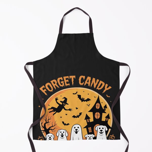 Item preview, Forget Candy Just Give Me Dogs Funny Halloween Dog designed and sold by BlueCreator-inc.