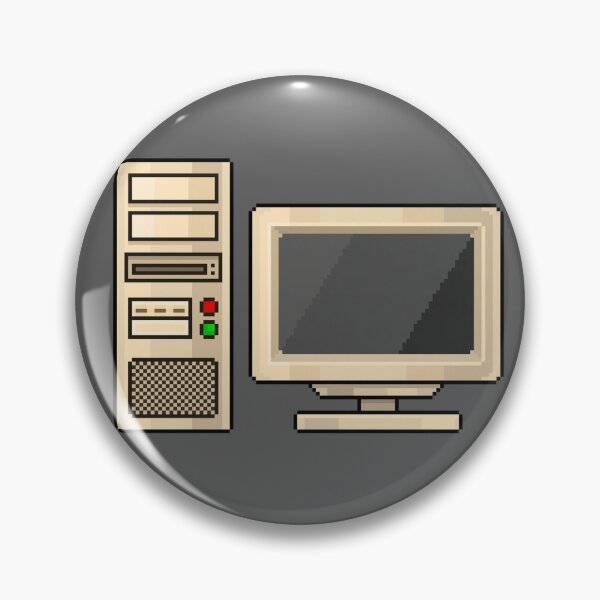 Artikelvorschau, Pixel Art Computer entworfen und verkauft von Potato Quality Prints.