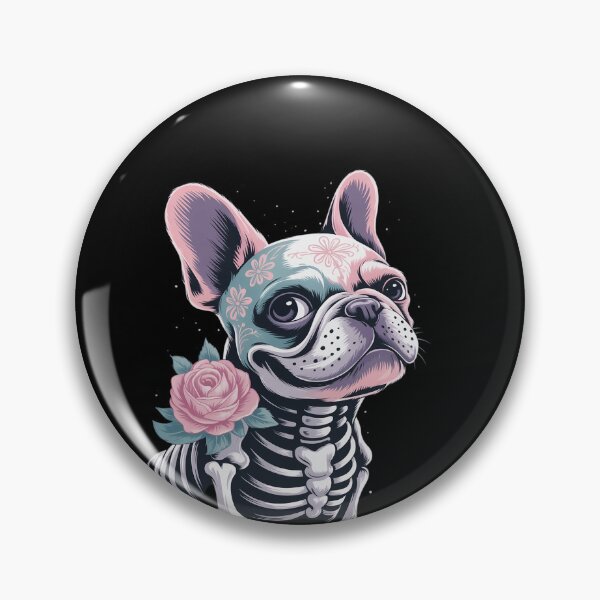 Item preview, French bulldog Skeleton Dia de los Muertos Halloween Spooky designed and sold by BlueCreator-inc.