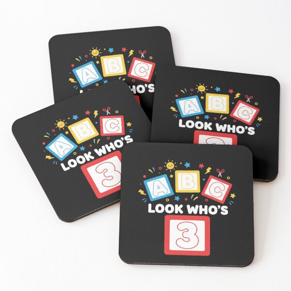 Item preview, Funny ABC Look Who's 3 Toddler Birthday Alphabet Cute designed and sold by GridText.