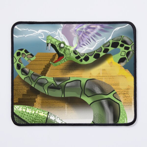 Item preview, Quetzalcoatl on Blue designed and sold by Digital Attic 95.