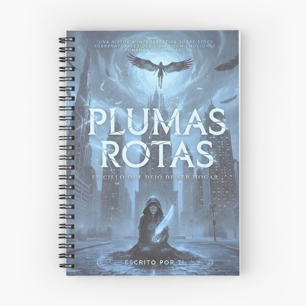 Item preview, Copy of Dark Fantasy Notebook – Feathers Fallen from the Broken Sky designed and sold by Anomaly 404 Error.