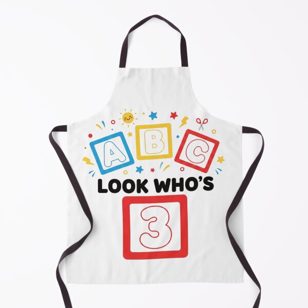 Item preview, Vintage ABC Look Who's 3 Learning Birthday Alphabet Fun designed and sold by GridText.