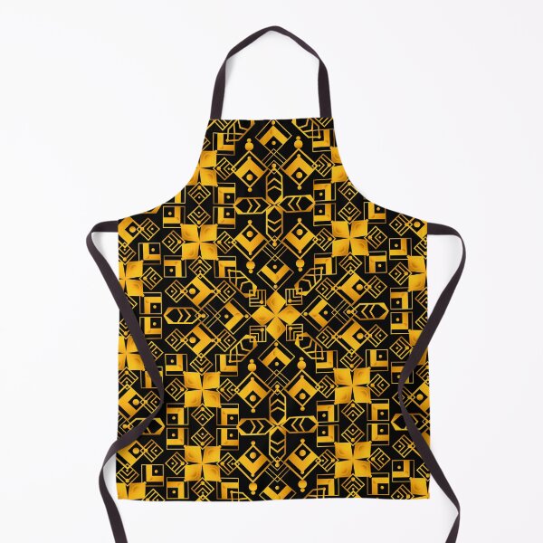 Item preview, Art Deco-Style Ornate Golden And Black Geometric  designed and sold by DEC02.