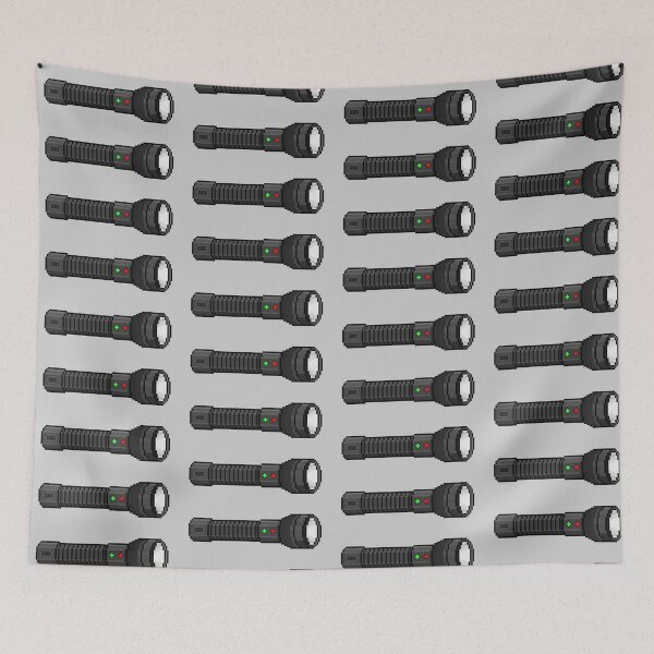 Item preview, Pixel Art Flashlight designed and sold by Potato Quality Prints.