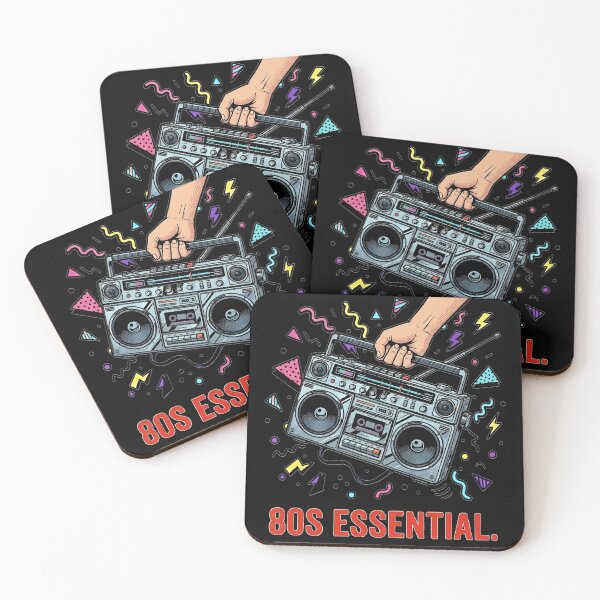 Item preview, 80s Essential – Neon Boombox Retro Vibes designed and sold by Neon_Soraya.