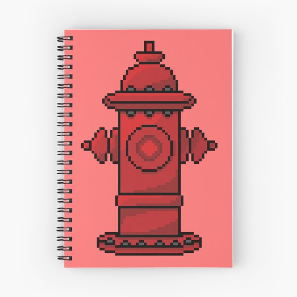 Item preview, Pixel Art Fire Hydrant designed and sold by Potato Quality Prints.
