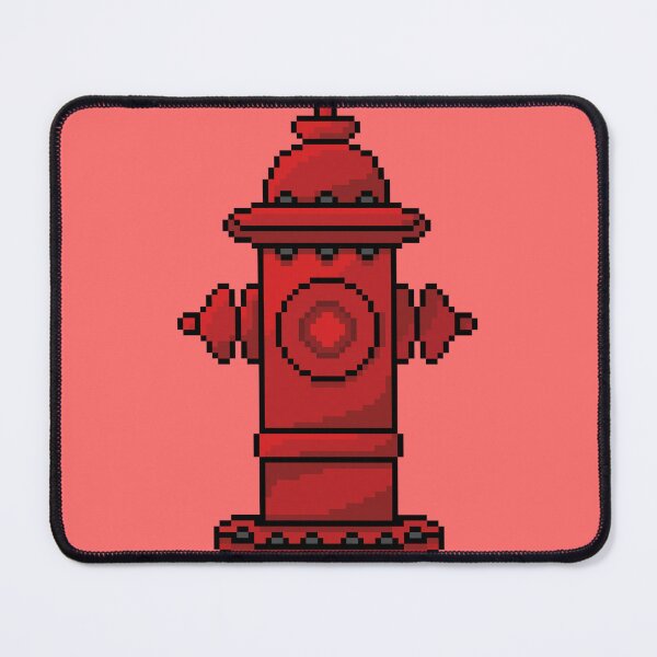 Item preview, Pixel Art Fire Hydrant designed and sold by Potato Quality Prints.