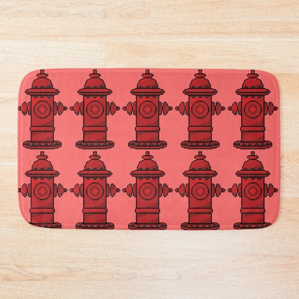 Item preview, Pixel Art Fire Hydrant designed and sold by Potato Quality Prints.