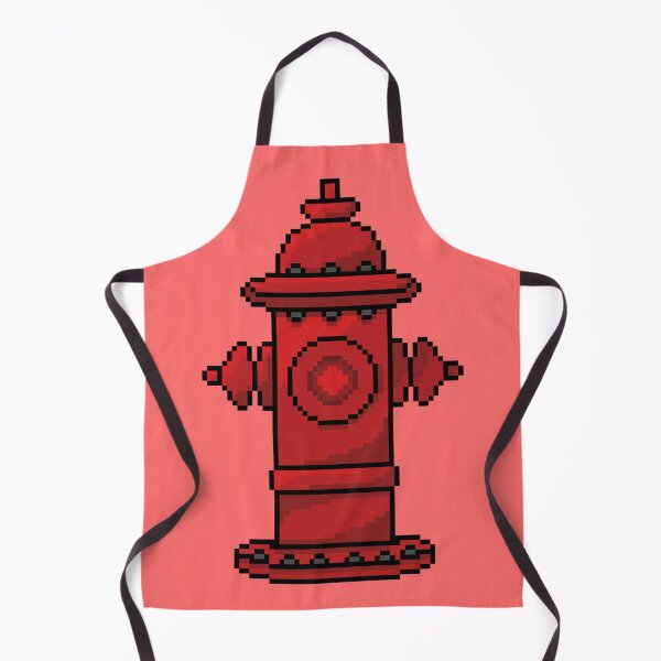 Item preview, Pixel Art Fire Hydrant designed and sold by Potato Quality Prints.