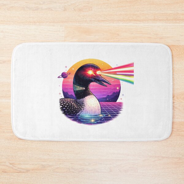 Item preview, Retro Sci-Fi Loon with Laser Eyes Illustration designed and sold by PopPizzazz.