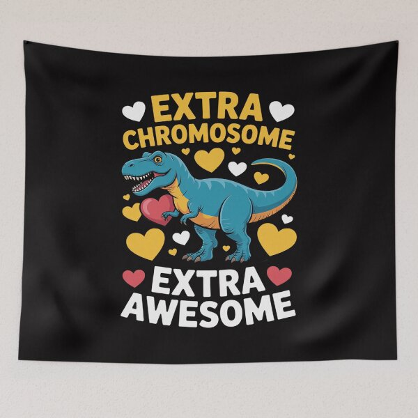 Item preview, Dinosaure Love World Down Syndrome Awareness Day March 21 designed and sold by Vexat062Art.
