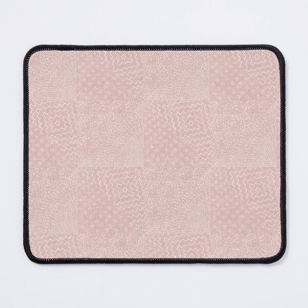 Item preview, Blush Pink Sashiko Stitch Japanese Visible Mended Fabric Print designed and sold by LoveAlways-AEP.