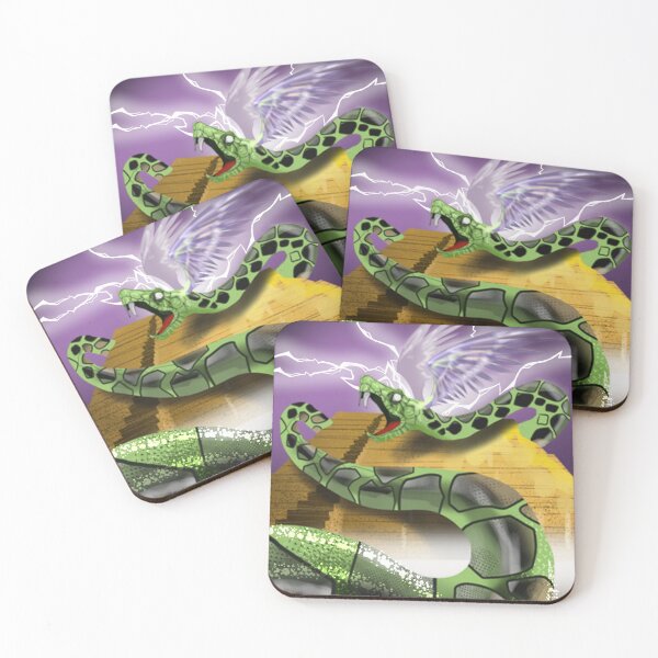 Item preview, Quetzalcoatl on Purple  designed and sold by Digital Attic 95.