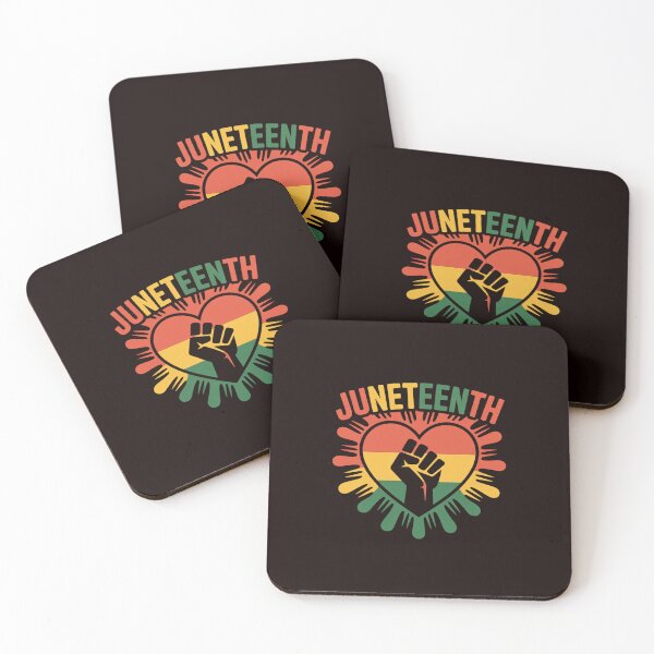 Item preview, Juneteenth Heart Africa Fist June 19th 1865 Men Women Kids designed and sold by MichaelStalkas.