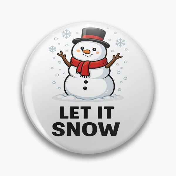 Item preview, Let It Snow Cute Snowman Winter T-Shirt designed and sold by ArtsyEcho.