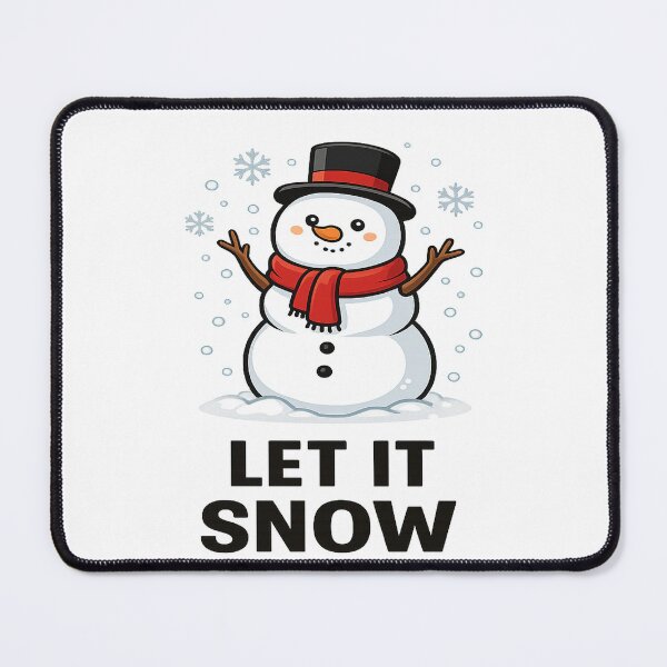 Item preview, Let It Snow Cute Snowman Winter T-Shirt designed and sold by ArtsyEcho.
