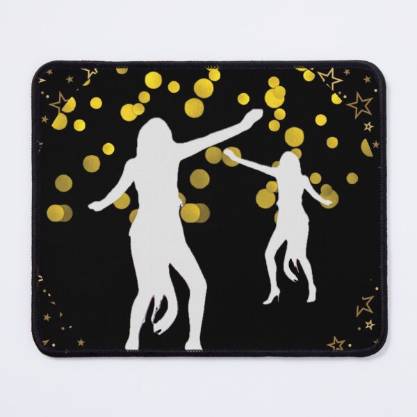 Item preview, Disco Duo Gold Black Queens Digital Collage designed and sold by Licorice Moon.