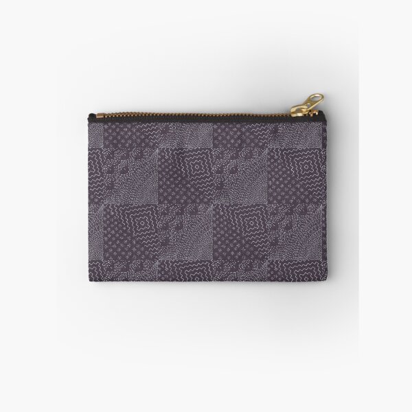 Item preview, Lavender Stitch Japanese Visible Mended Fabric Print  designed and sold by LoveAlways-AEP.
