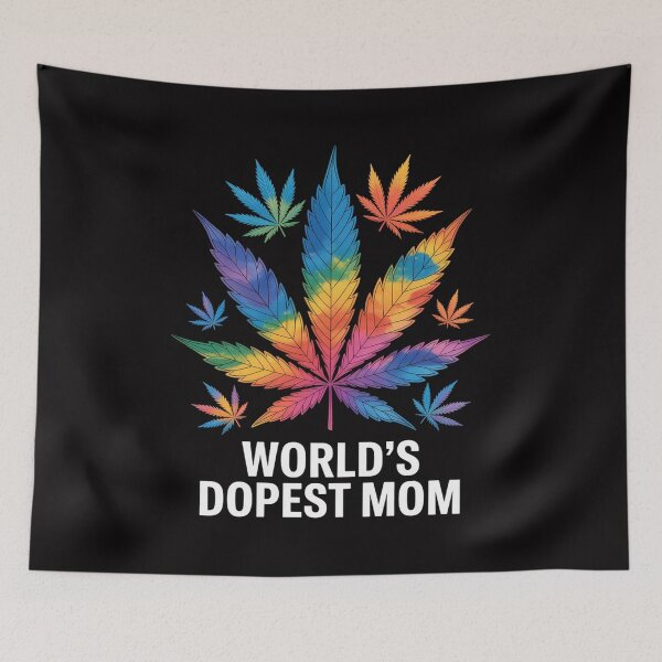 Item preview, World's Dopest Mom Weed Leaf 420 Mother's Day designed and sold by Vexat062Art.