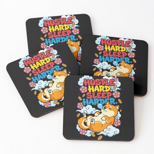 Item preview, Sleep Hustle Shiba vector art designed and sold by Tong4130.
