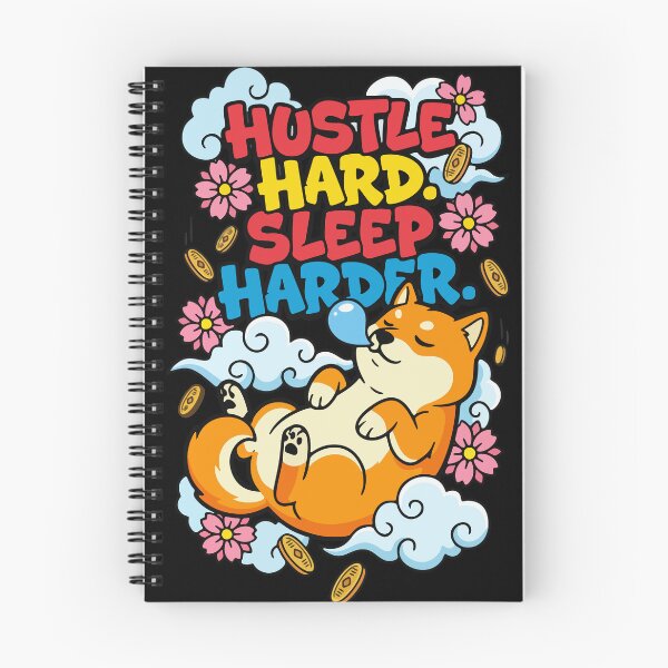 Item preview, Sleep Hustle Shiba vector art designed and sold by Tong4130.