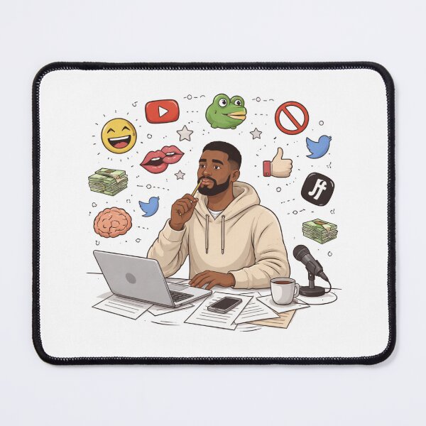 Item preview, Modern Pop Culture Commentary Illustration | Witty Internet Essay Vibes designed and sold by PopPizzazz.