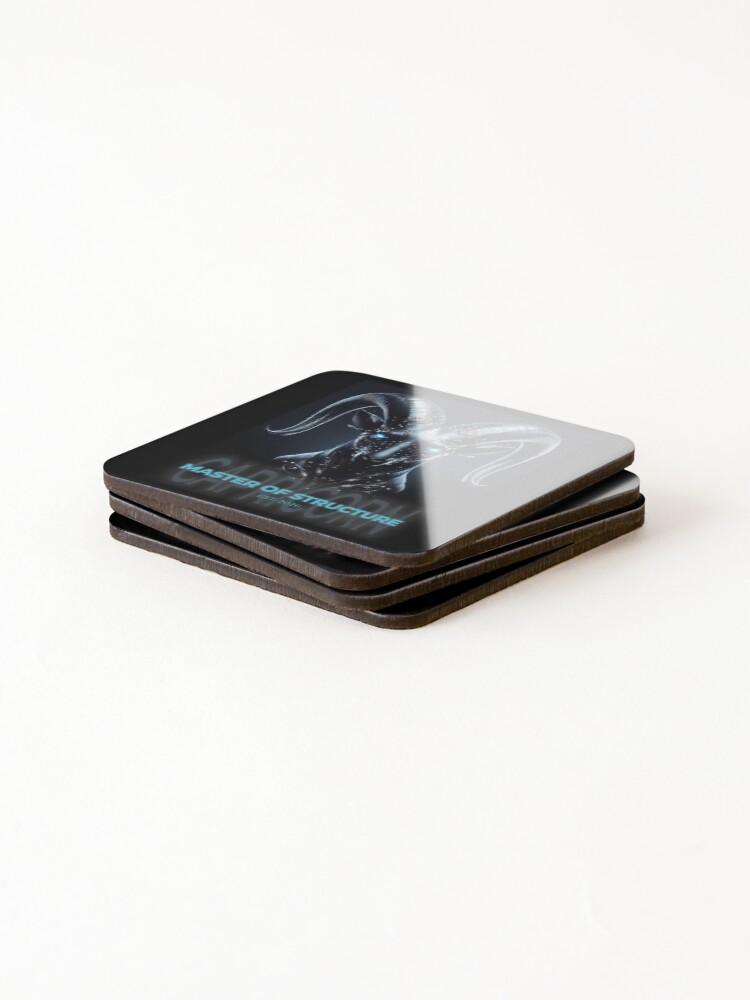 Thumbnail 4 of 5, Coasters (Set of 4), CAPRICORN: MASTER OF STRUCTURE designed and sold by InFrameVision.