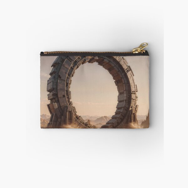 Item preview, Forgotten Monolith: Ancient Sci-Fi Gate in the Desert designed and sold by KYOFRAME.