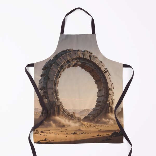 Item preview, Forgotten Monolith: Ancient Sci-Fi Gate in the Desert designed and sold by KYOFRAME.