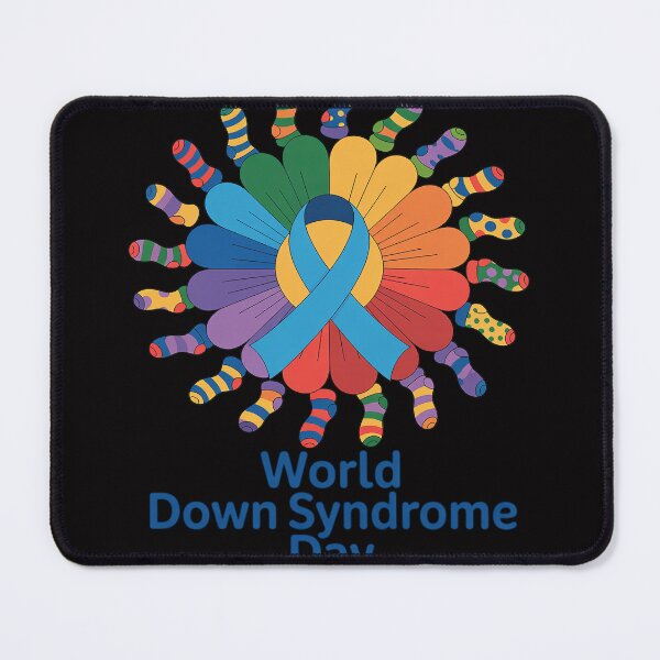 Item preview, World Down Syndrome Day Socks Down Right Kids 21 March designed and sold by Vexat062Art.