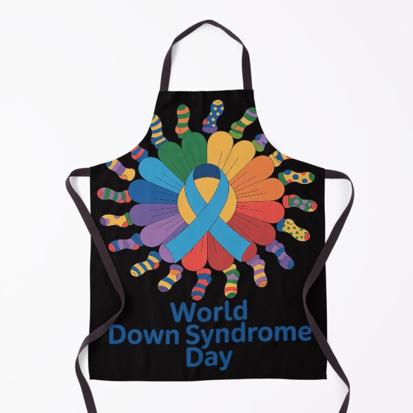Item preview, World Down Syndrome Day Socks Down Right Kids 21 March designed and sold by Vexat062Art.