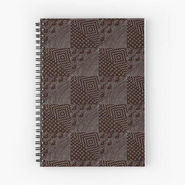 Item preview, Espresso Stitch Japanese Visible Mended Fabric Print  designed and sold by LoveAlways-AEP.