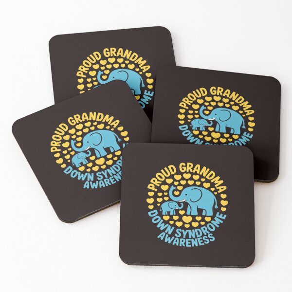 Item preview, World Down Syndrome Day Proud Grandma Trisomy 21 Blue Yellow designed and sold by MichaelStalkas.