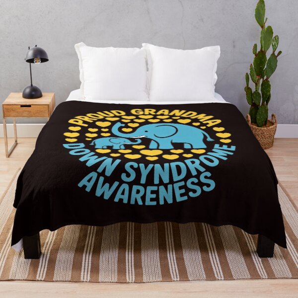Item preview, World Down Syndrome Day Proud Grandma Trisomy 21 Blue Yellow designed and sold by MichaelStalkas.