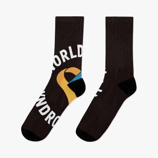 Item preview, World Down Syndrome Day Mom Awareness Yellow Blue Ribbon Son designed and sold by MichaelStalkas.