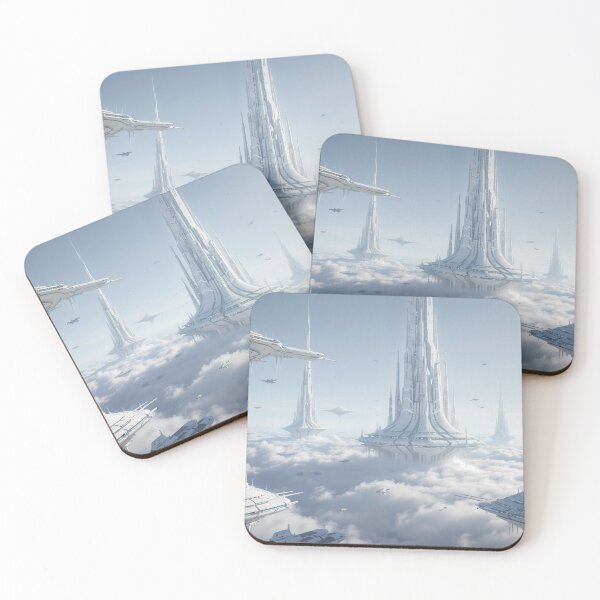 Item preview, Ethereal Spire: The Celestial Outpost Above the Clouds designed and sold by KYOFRAME.