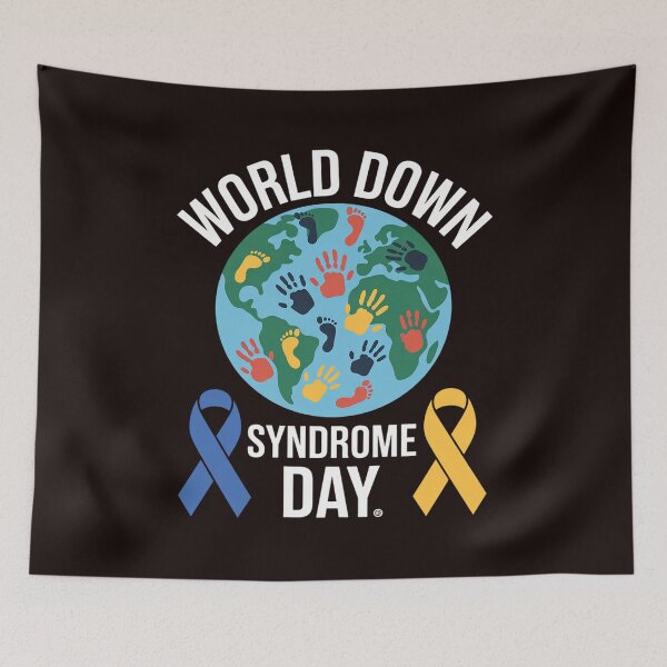 Item preview, World Down Syndrome Day March 21 Awareness Socks Down Right designed and sold by MichaelStalkas.