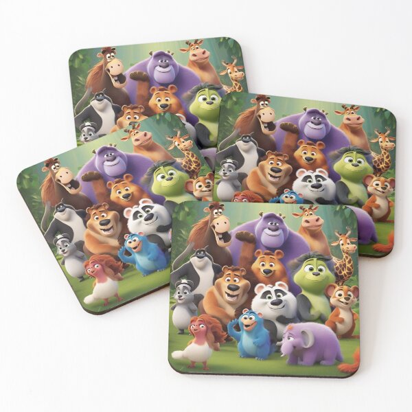 Item preview, A Vibrant Gathering of Jungle Friends designed and sold by CASASIS_MERCH.