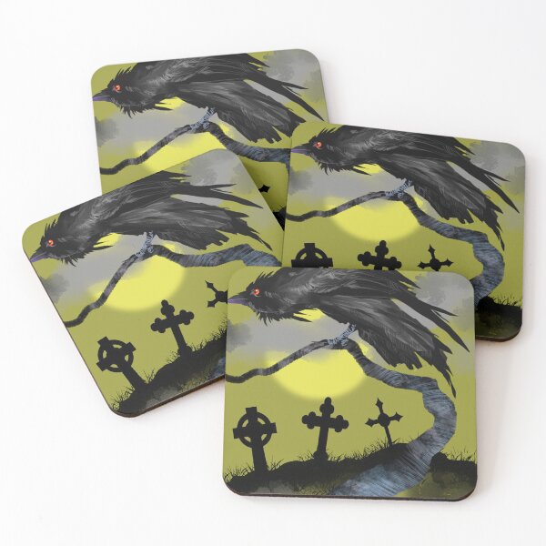 Item preview, Raven on Green  designed and sold by Digital Attic 95.