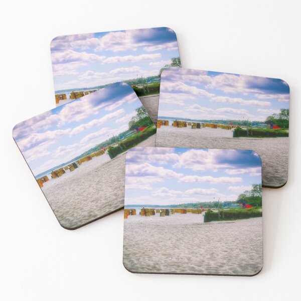 Item preview, Beach idyll on the Baltic Sea in the port of Eckernförde designed and sold by Creative Waves Media.