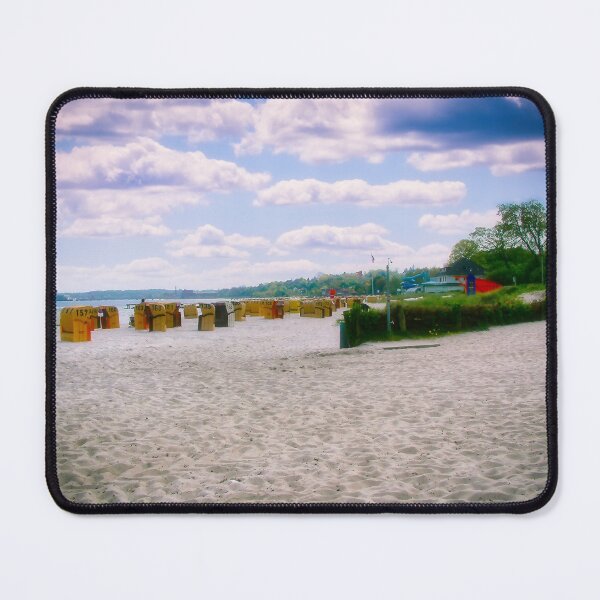 Item preview, Beach idyll on the Baltic Sea in the port of Eckernförde designed and sold by Creative Waves Media.
