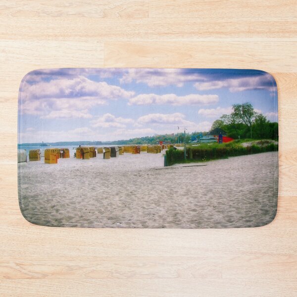 Item preview, Beach idyll on the Baltic Sea in the port of Eckernförde designed and sold by Creative Waves Media.