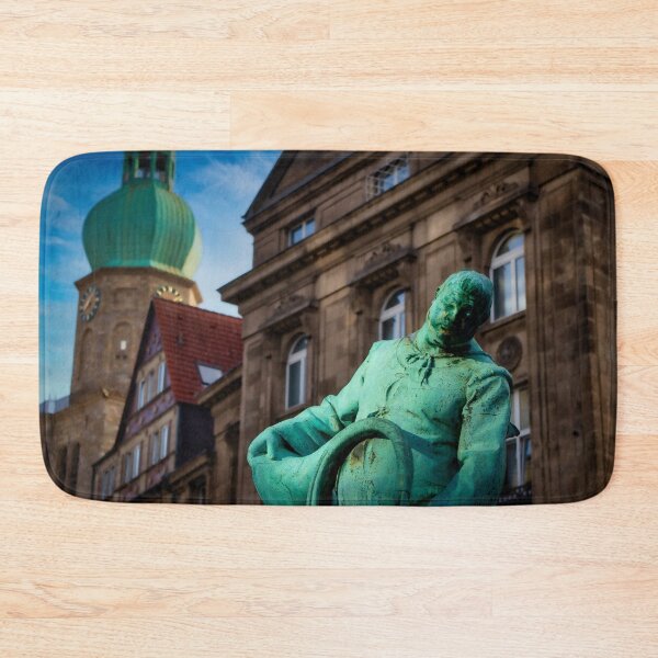 Item preview, Dortmund Brass Band Fountain in the city center on the old market square designed and sold by Creative Waves Media.