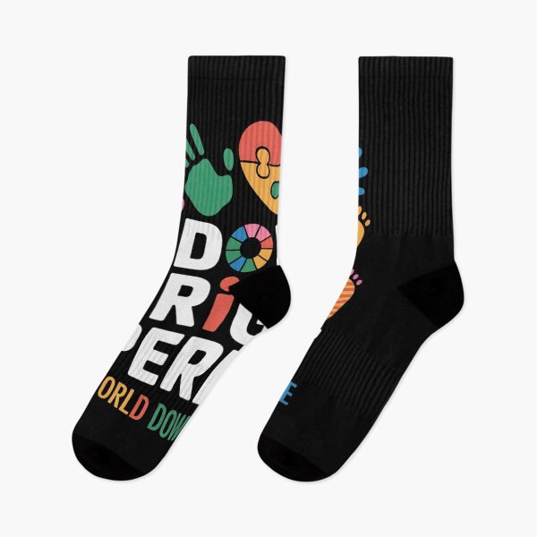 Item preview, World Down Syndrome Day Awareness Socks designed and sold by LindseyKris.