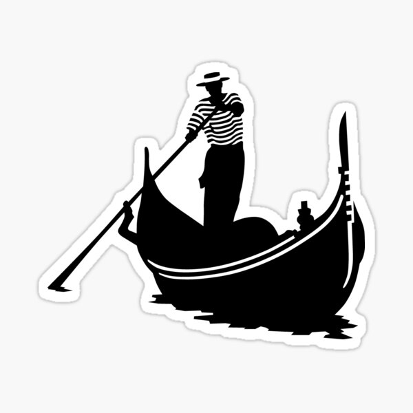Gondolier Sticker
