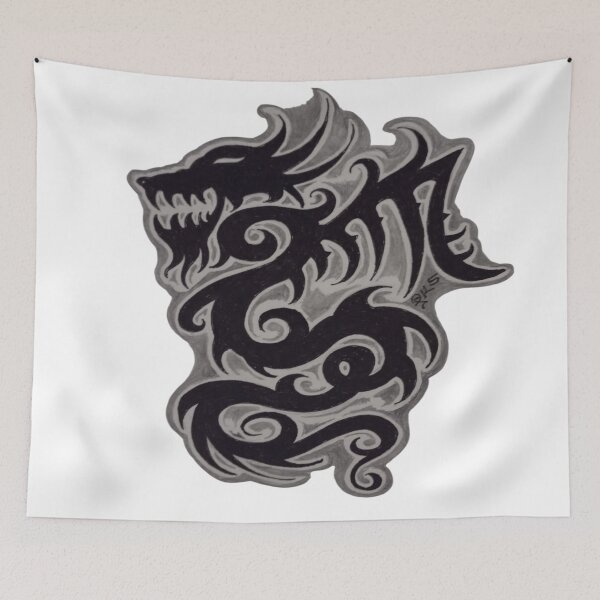 Item preview, tribal dragon  designed and sold by pksart1.